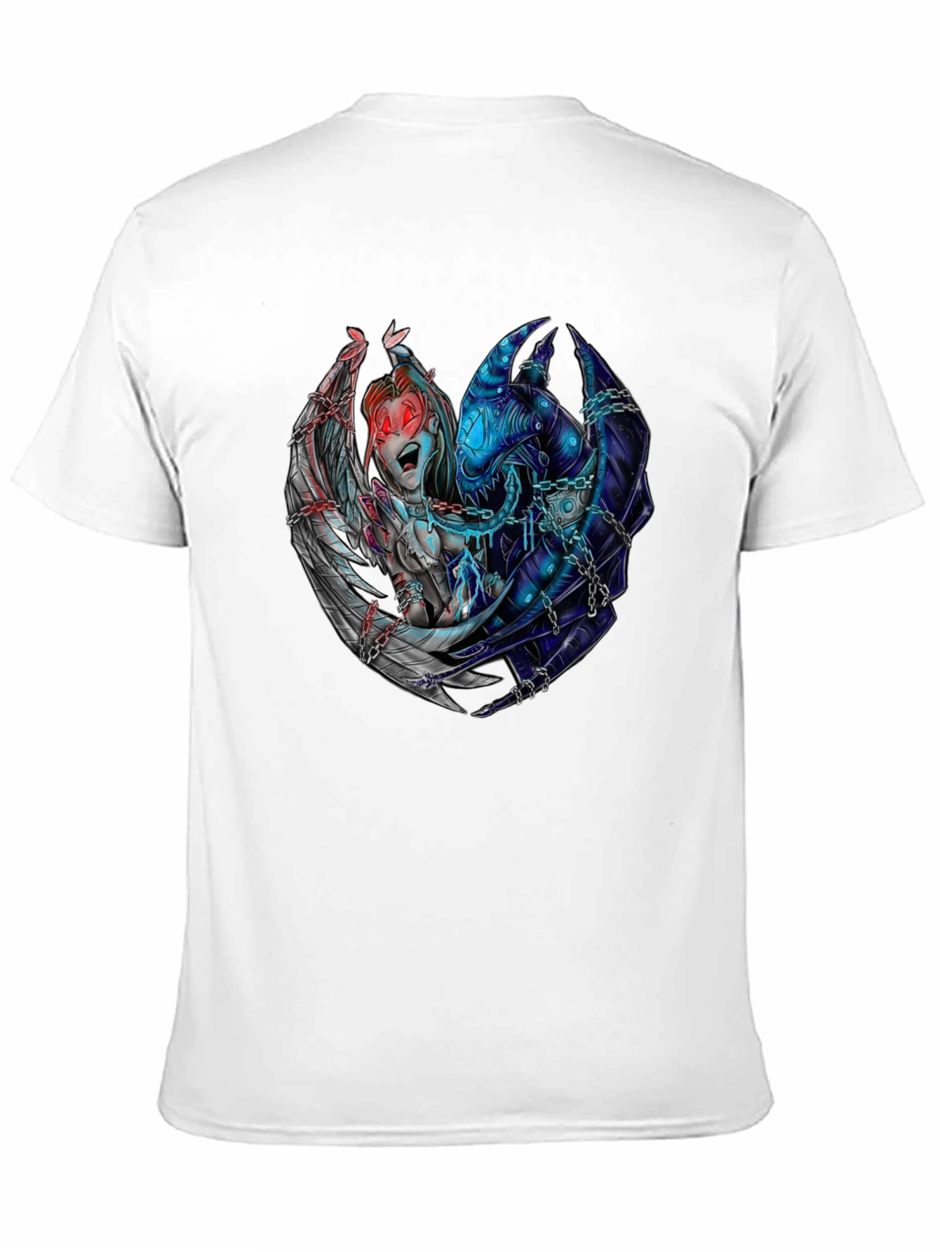 Angel & Demon Graphic T-Shirt - Dark Aesthetic