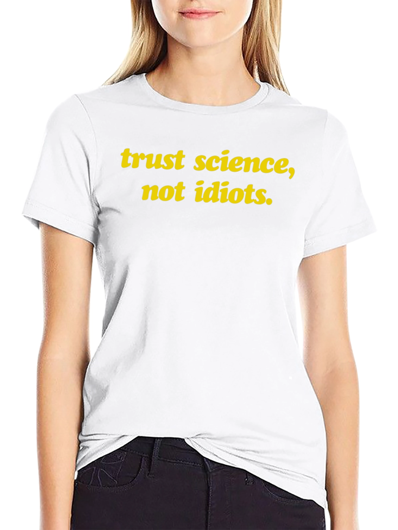 Trust Science T-Shirt - Black Slogan Tee