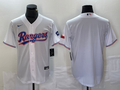 Men's Texas Rangers White Home Blank Replica Jerseys