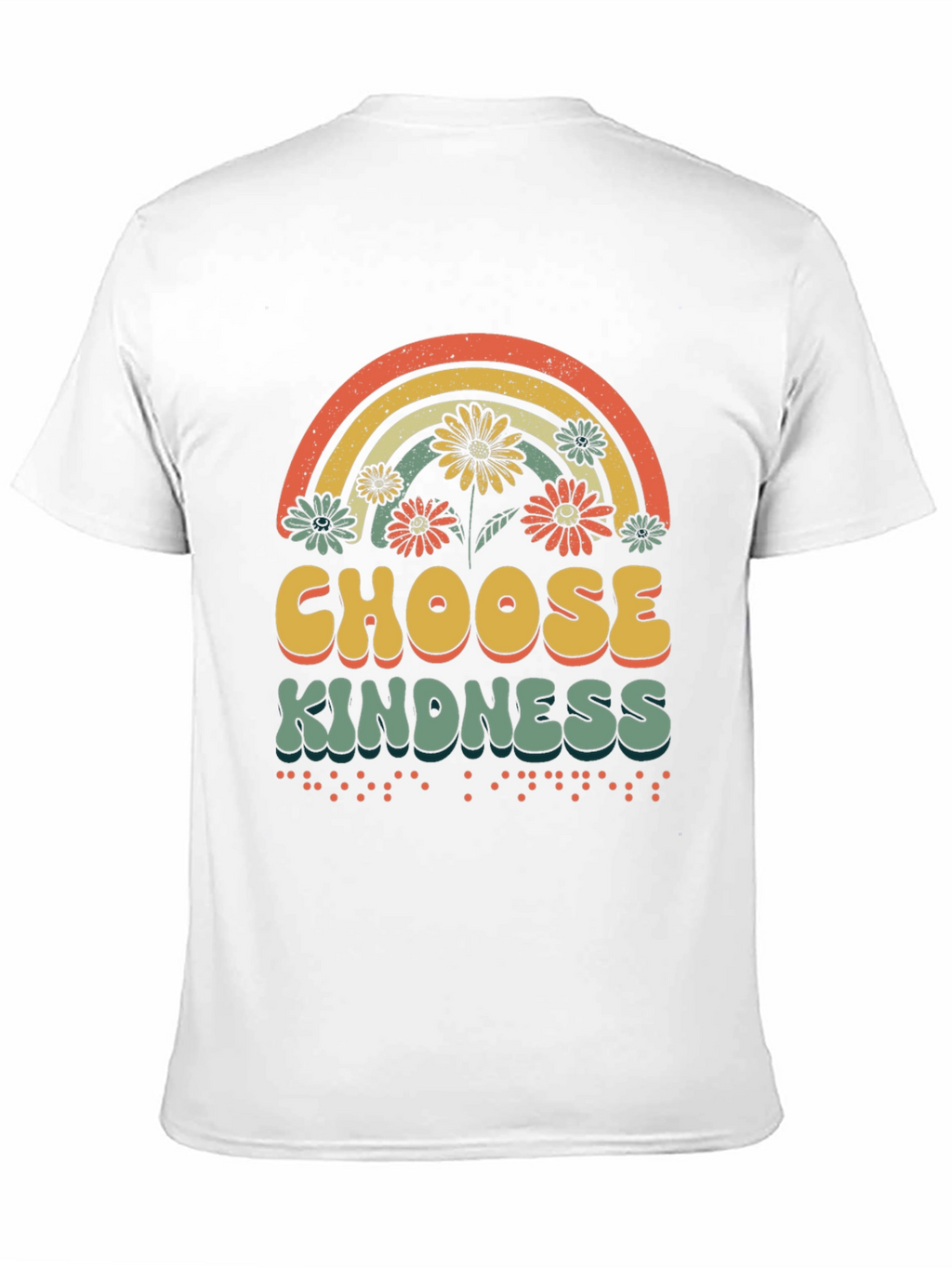 Choose Kindness T-Shirt Rainbow Graphic Tee