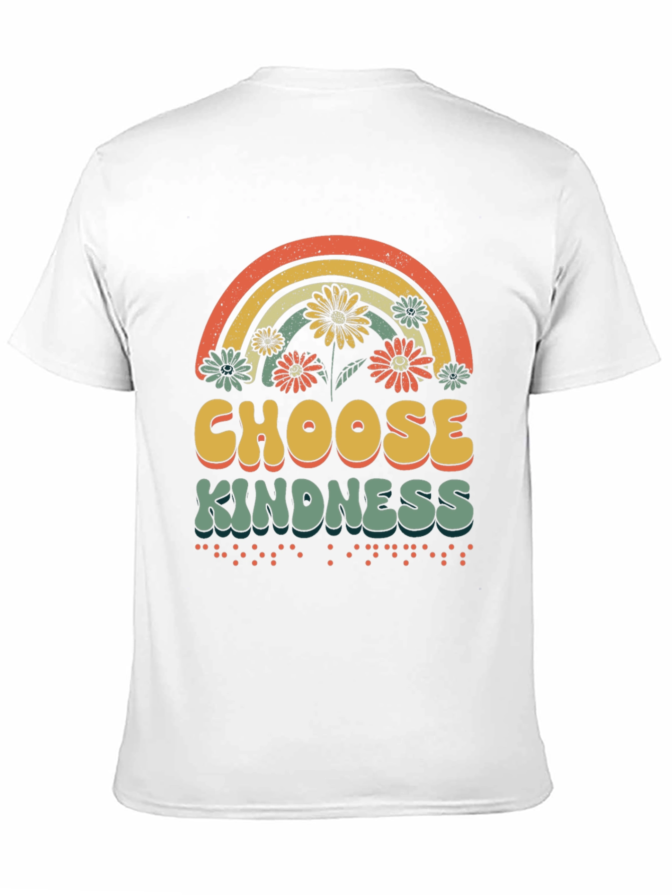 Choose Kindness T-Shirt Rainbow Graphic Tee
