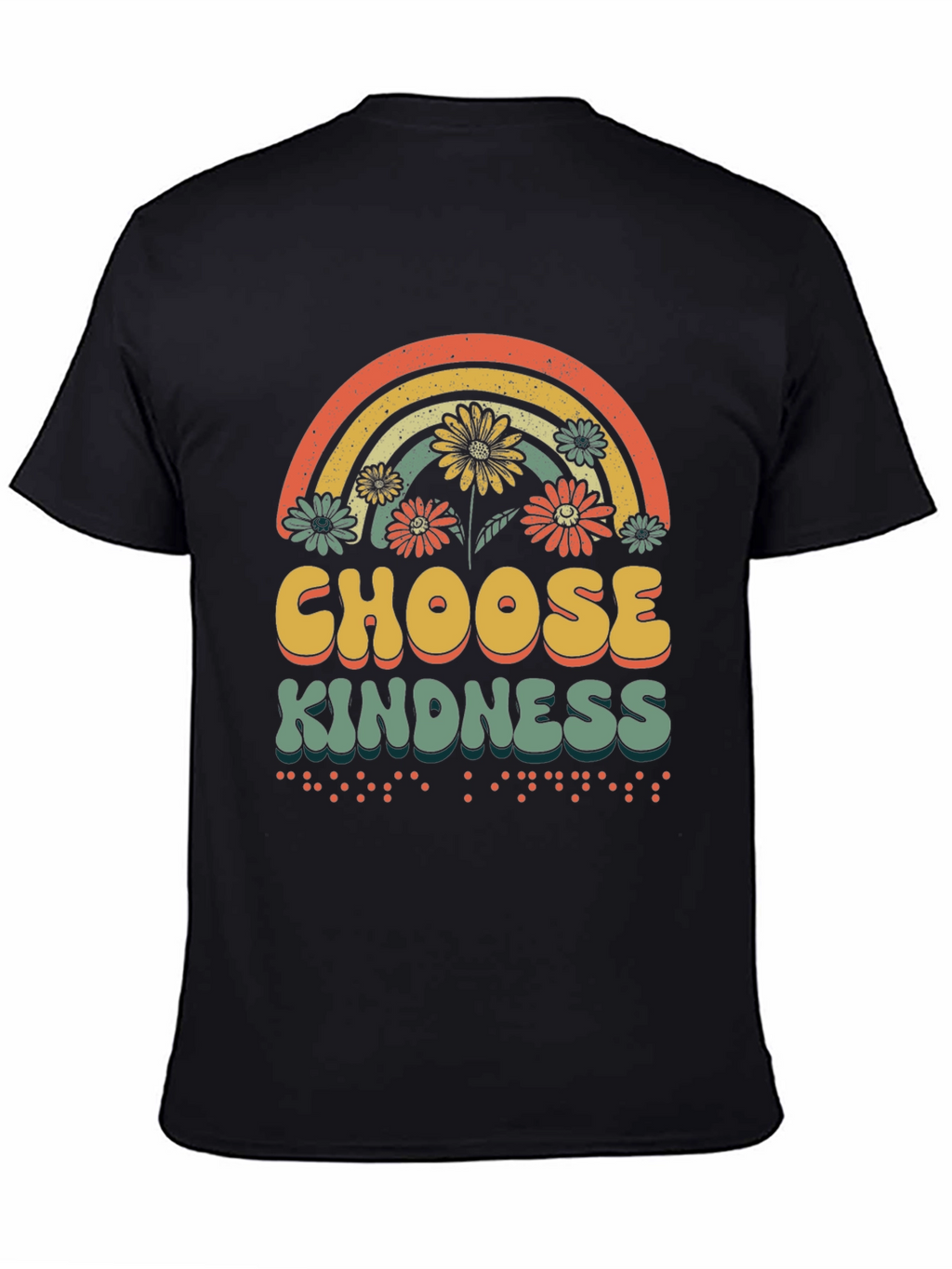 Choose Kindness T-Shirt Rainbow Graphic Tee