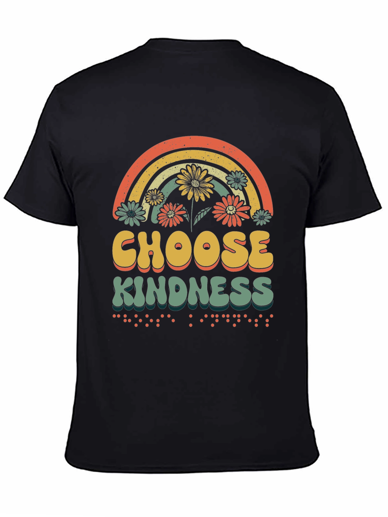Choose Kindness T-Shirt Rainbow Graphic Tee