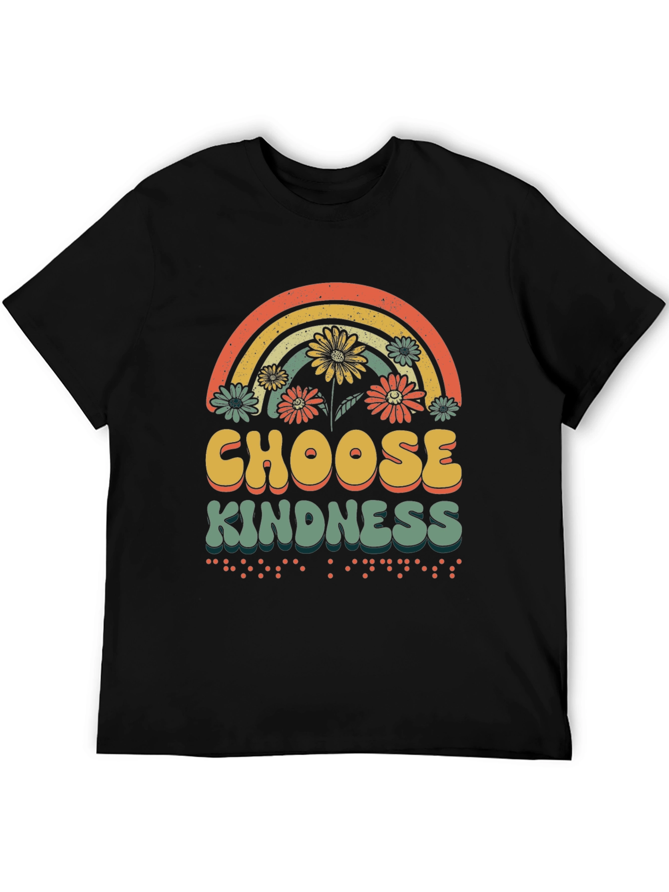 Choose Kindness T-Shirt Rainbow Graphic Tee