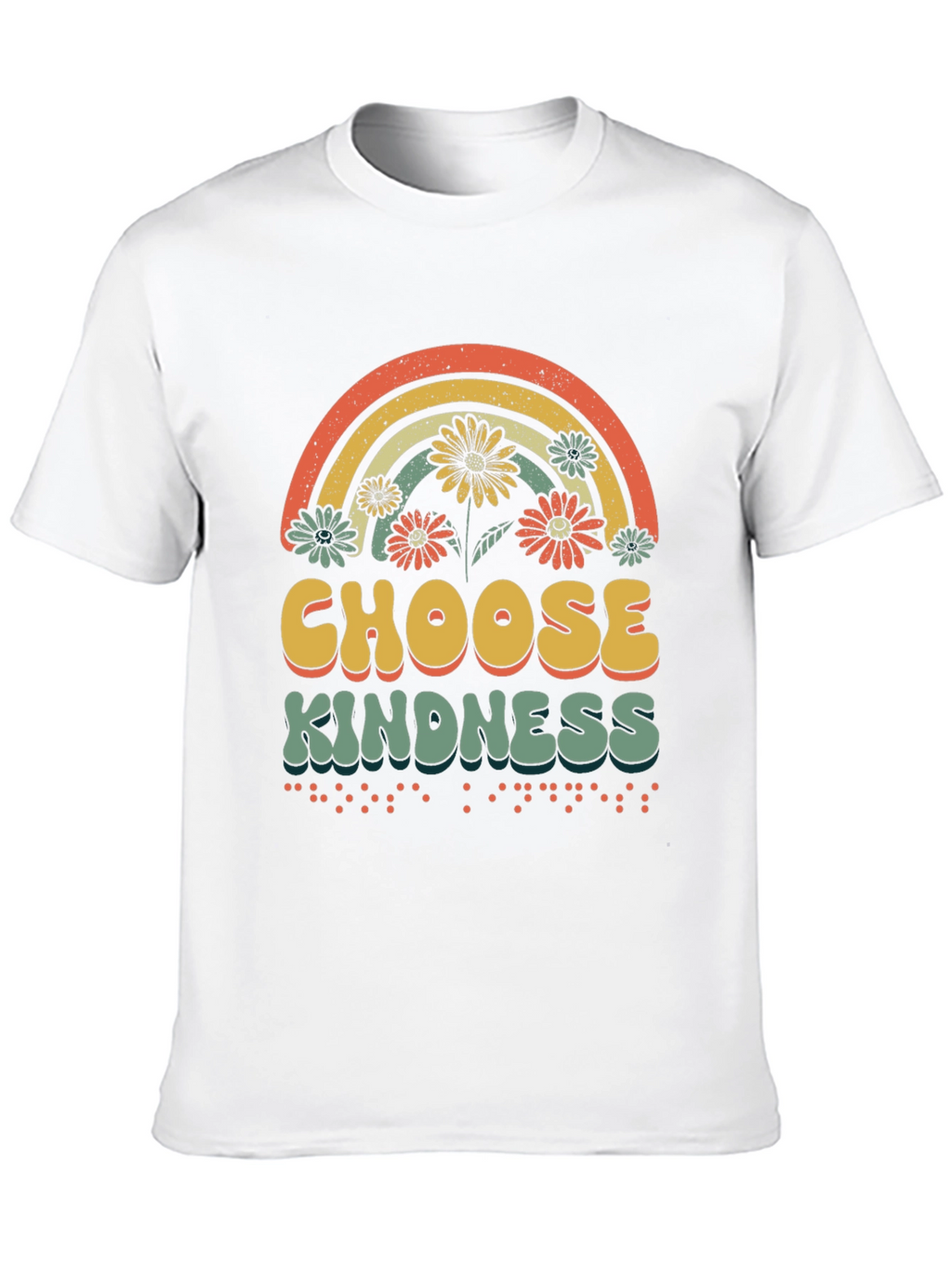 Choose Kindness T-Shirt Rainbow Graphic Tee