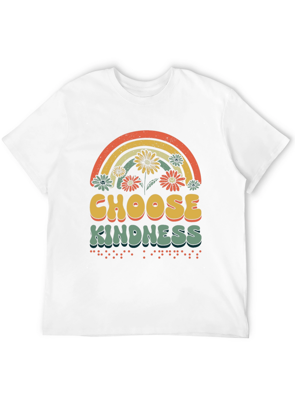 Choose Kindness T-Shirt Rainbow Graphic Tee