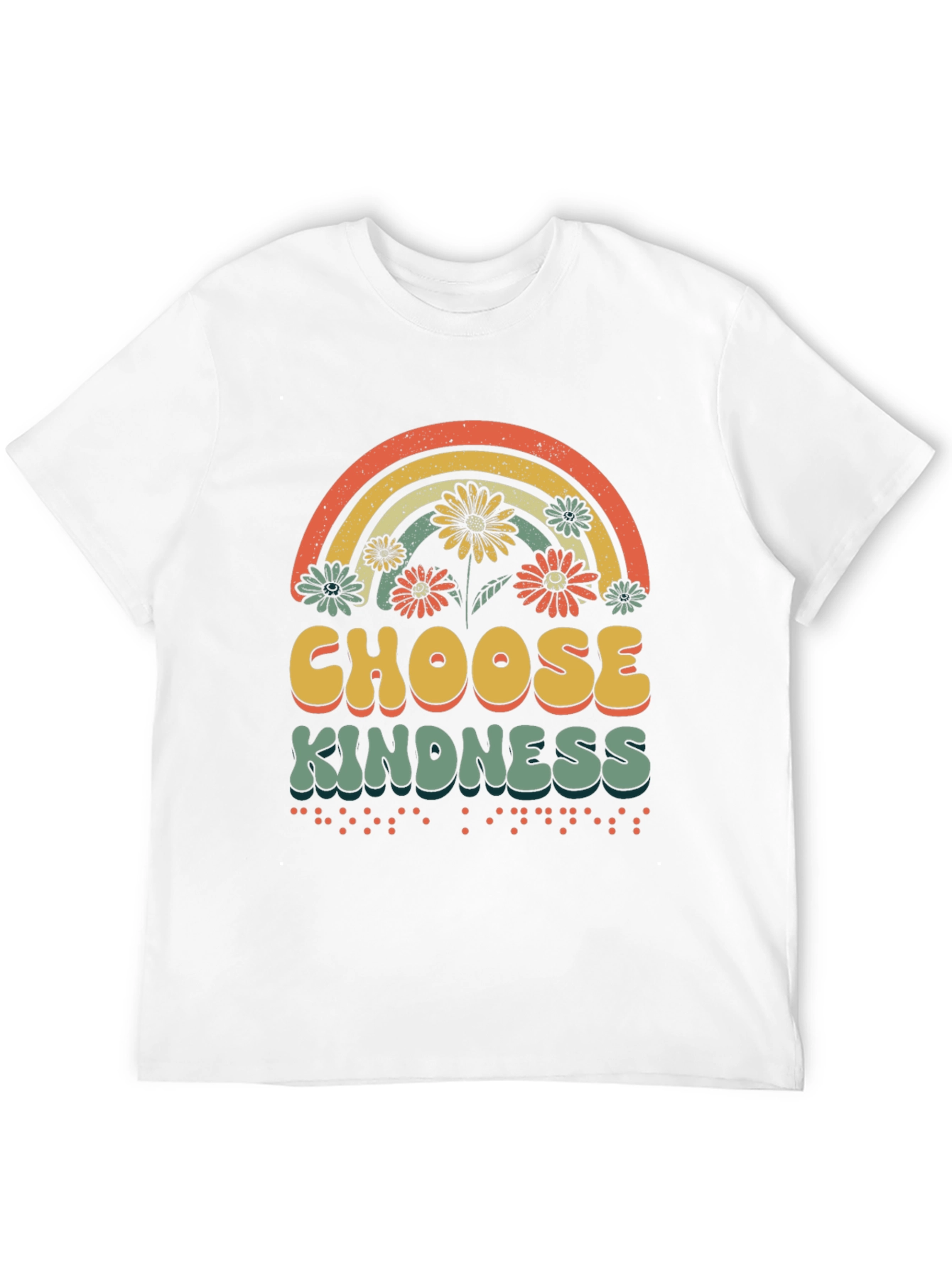 Choose Kindness T-Shirt Rainbow Graphic Tee