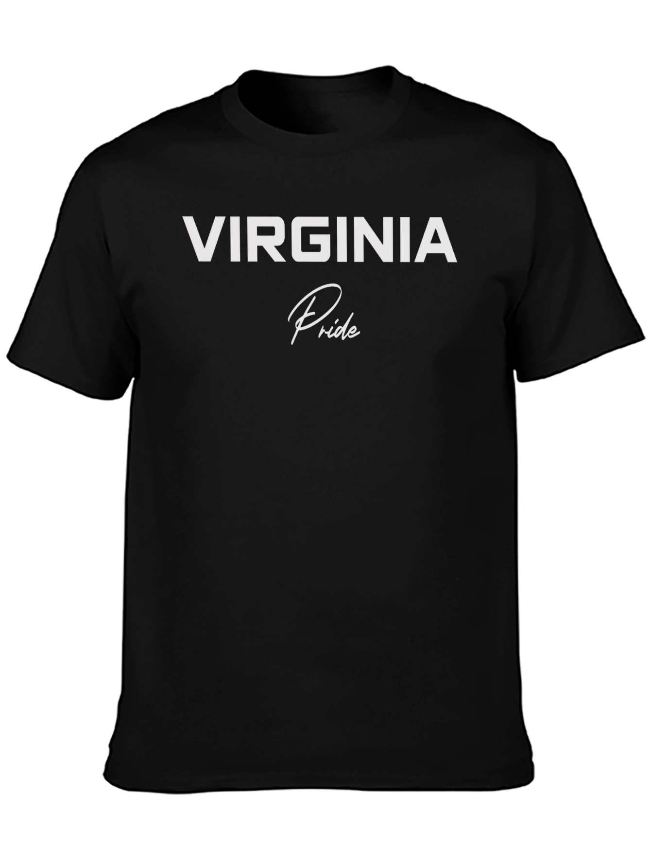 Virginia Pride T-Shirt - Black Graphic Tee