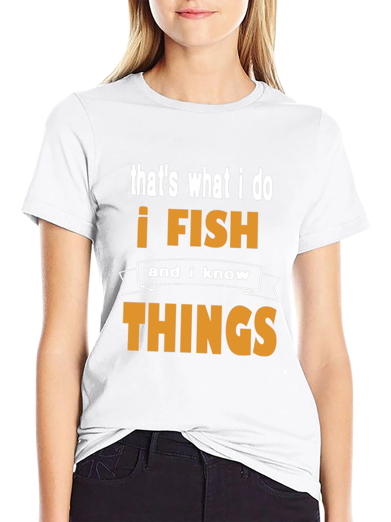I Fish and I Know Things Mens Graphic T-Shirt