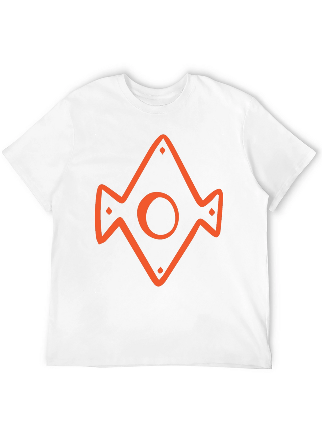 Geometric Icon Graphic Tee - Black
