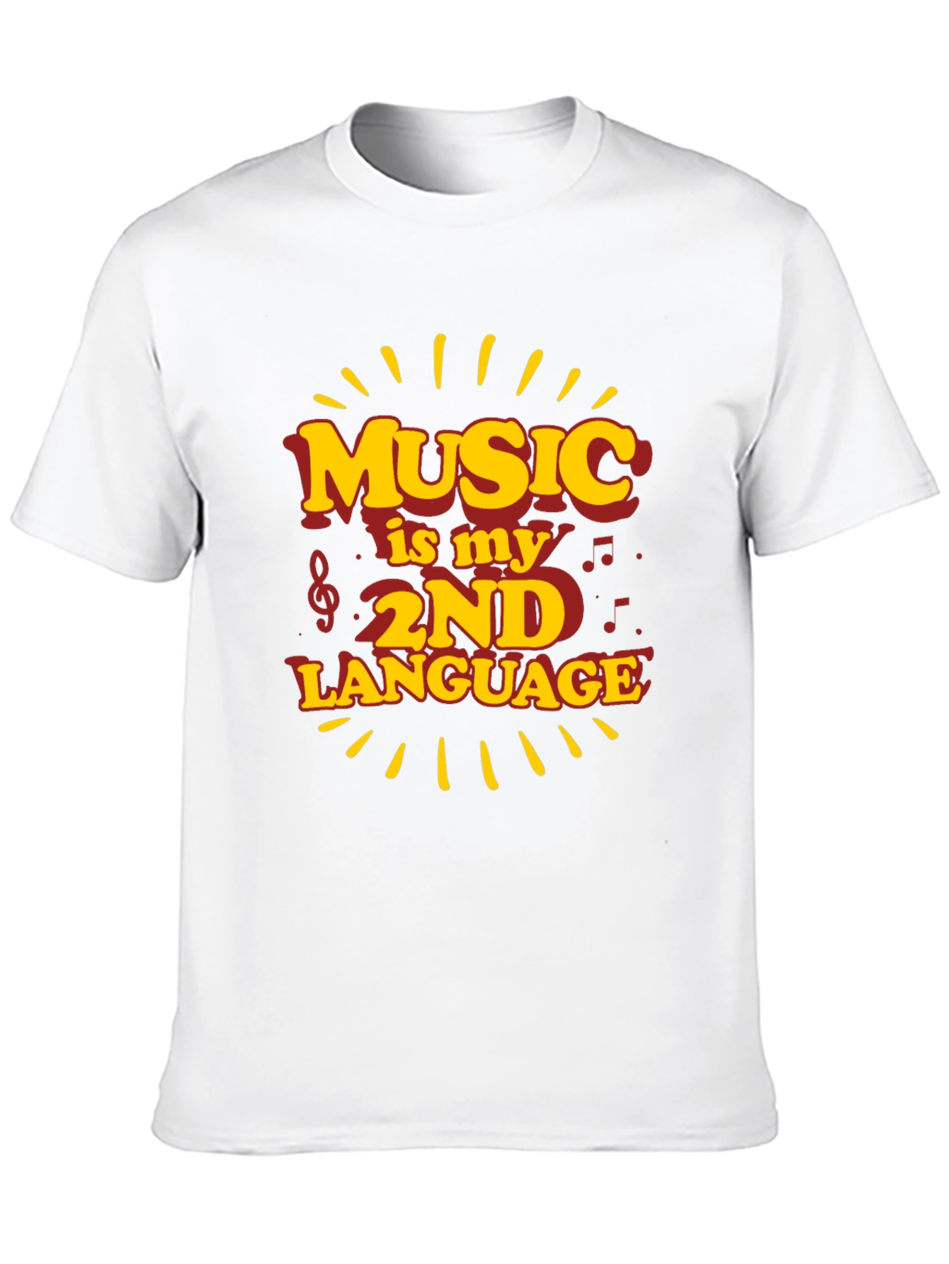 Music is My 2nd Language Graphic Tee