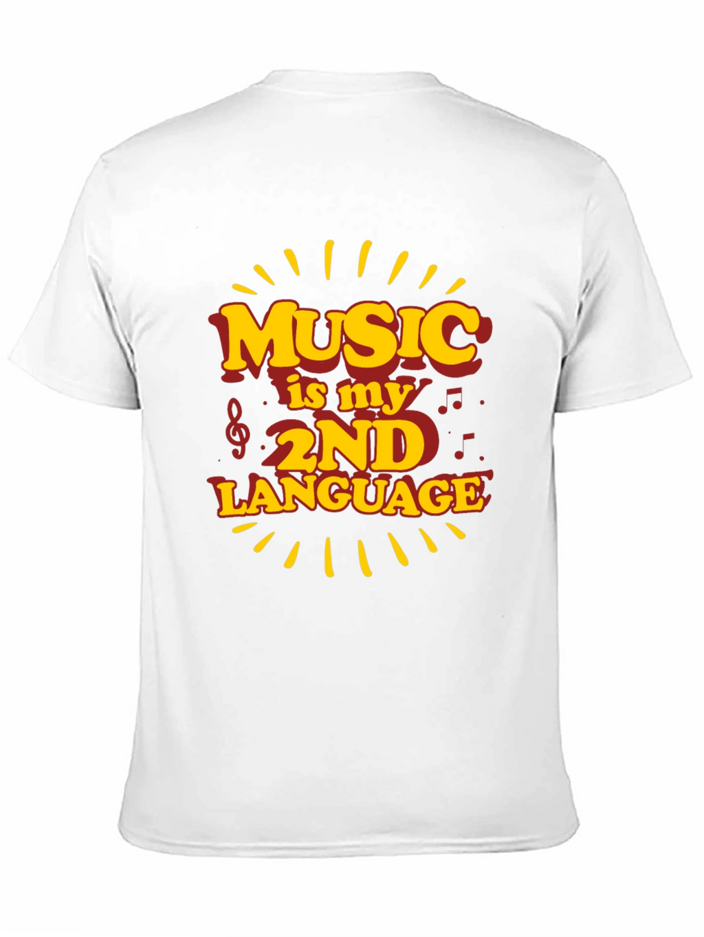 Music is My 2nd Language Graphic Tee