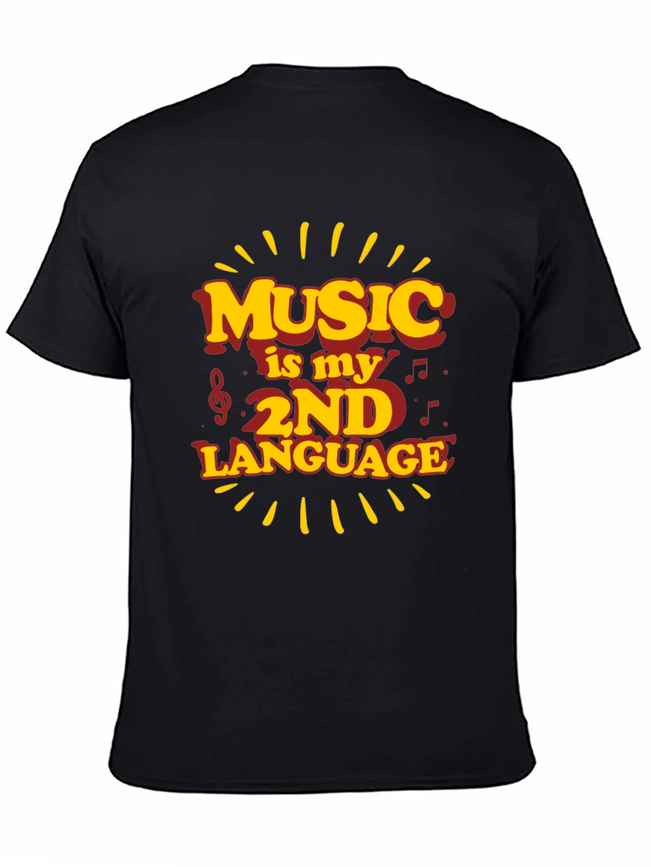 Music is My 2nd Language Graphic Tee