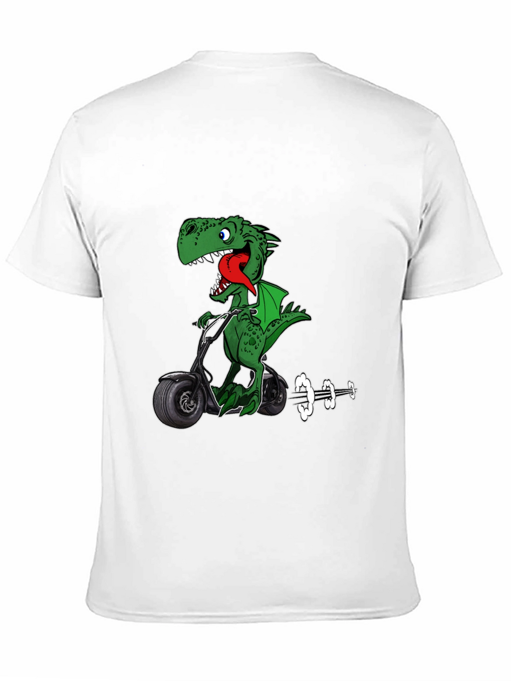 Dino Scooter Graphic T-Shirt