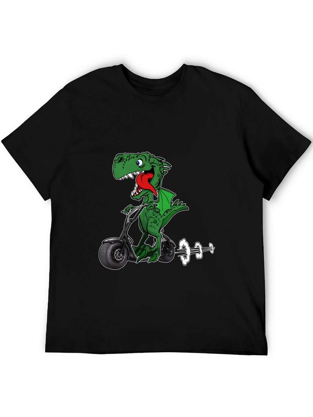 Dino Scooter Graphic T-Shirt