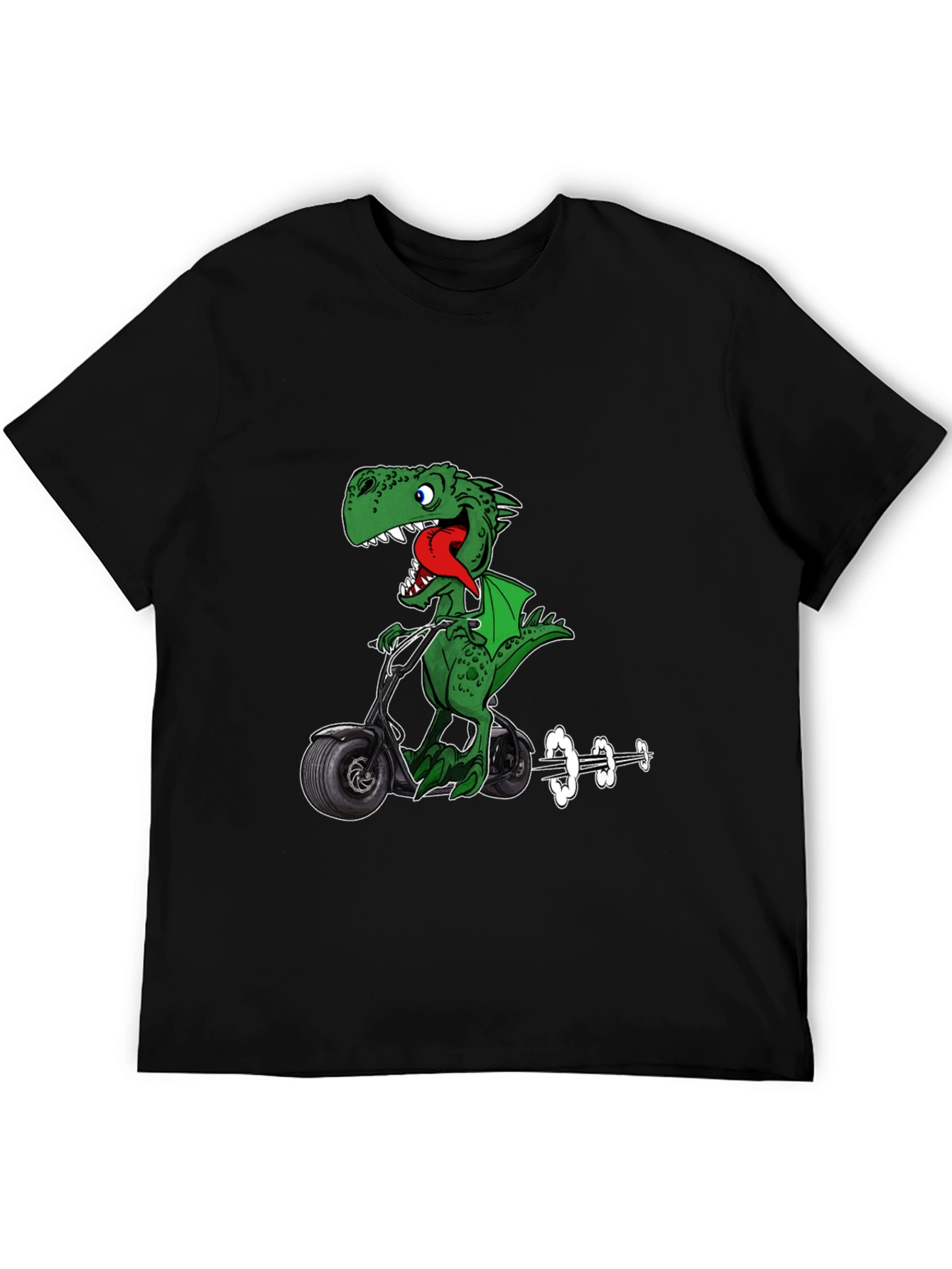 Dino Scooter Graphic T-Shirt