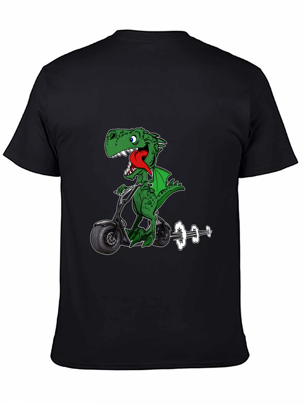 Dino Scooter Graphic T-Shirt