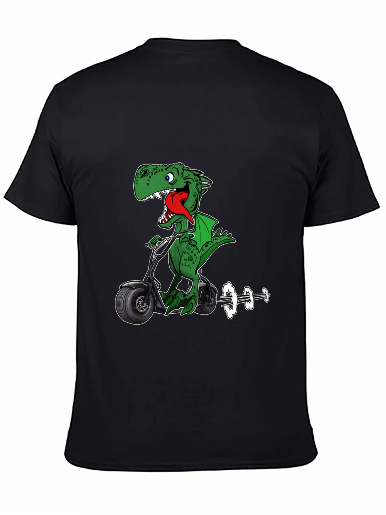 Dino Scooter Graphic T-Shirt