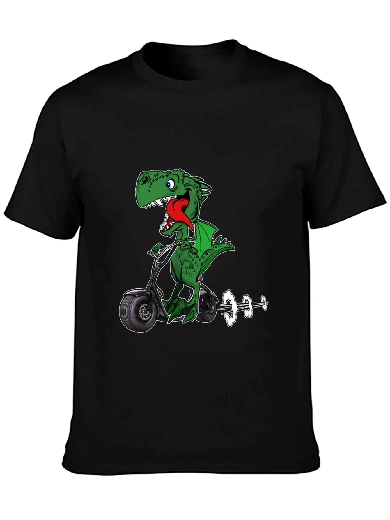 Dino Scooter Graphic T-Shirt