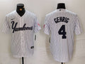 Men's New York Yankees Lou Gehrig White Replica Player Jerseys