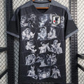 2023 Japan Anime Saint Black Fans Soccer Jersey Front