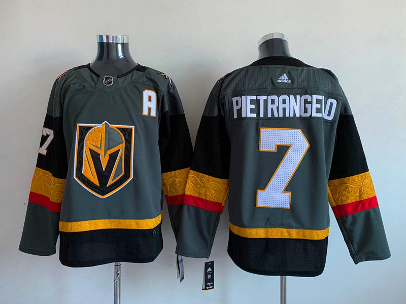 Men's Vegas Golden Knights Alex Pietrangelo #7 Gray Breakaway Player Jerseys