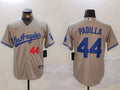Men's Los Angeles Dodgers Vicente Padilla #44 Gray Alternate Player Jerseys