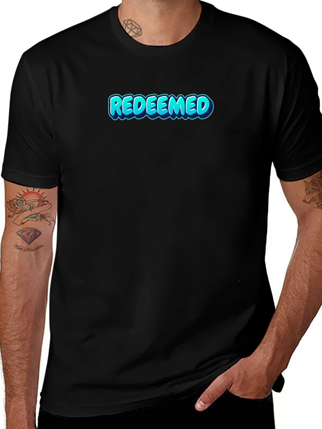 Redeemed Graphic Tee - Soft Cotton Blend - Casual Style