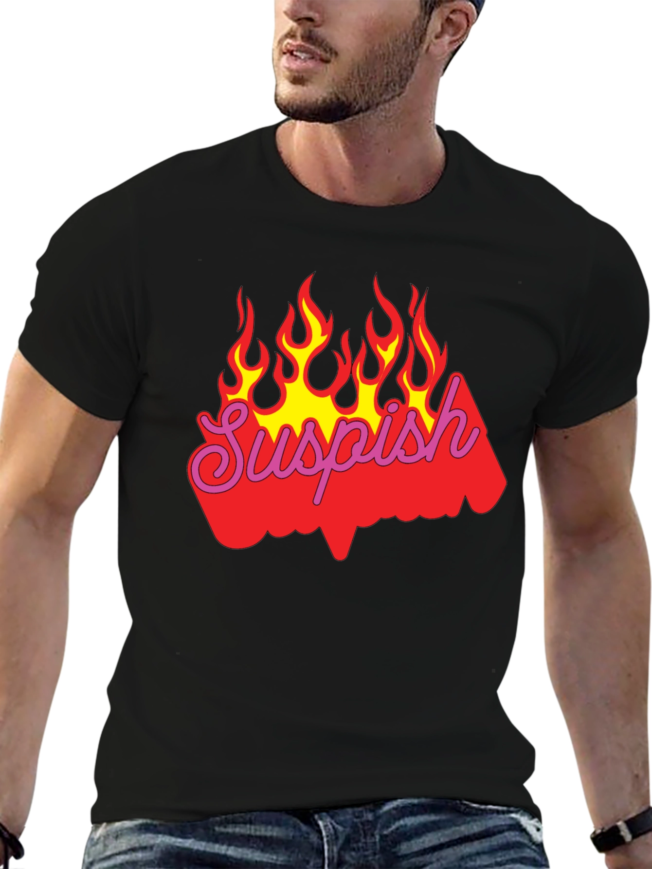 Suspish Flame Graphic T-Shirt