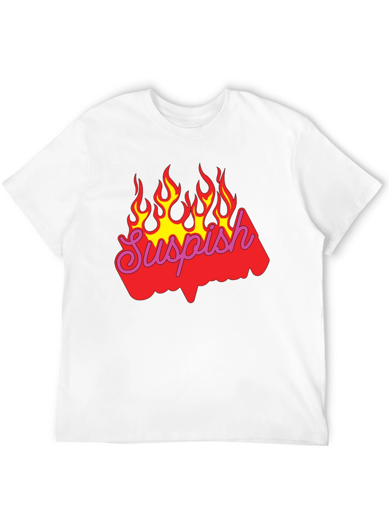 Suspish Flame Graphic T-Shirt