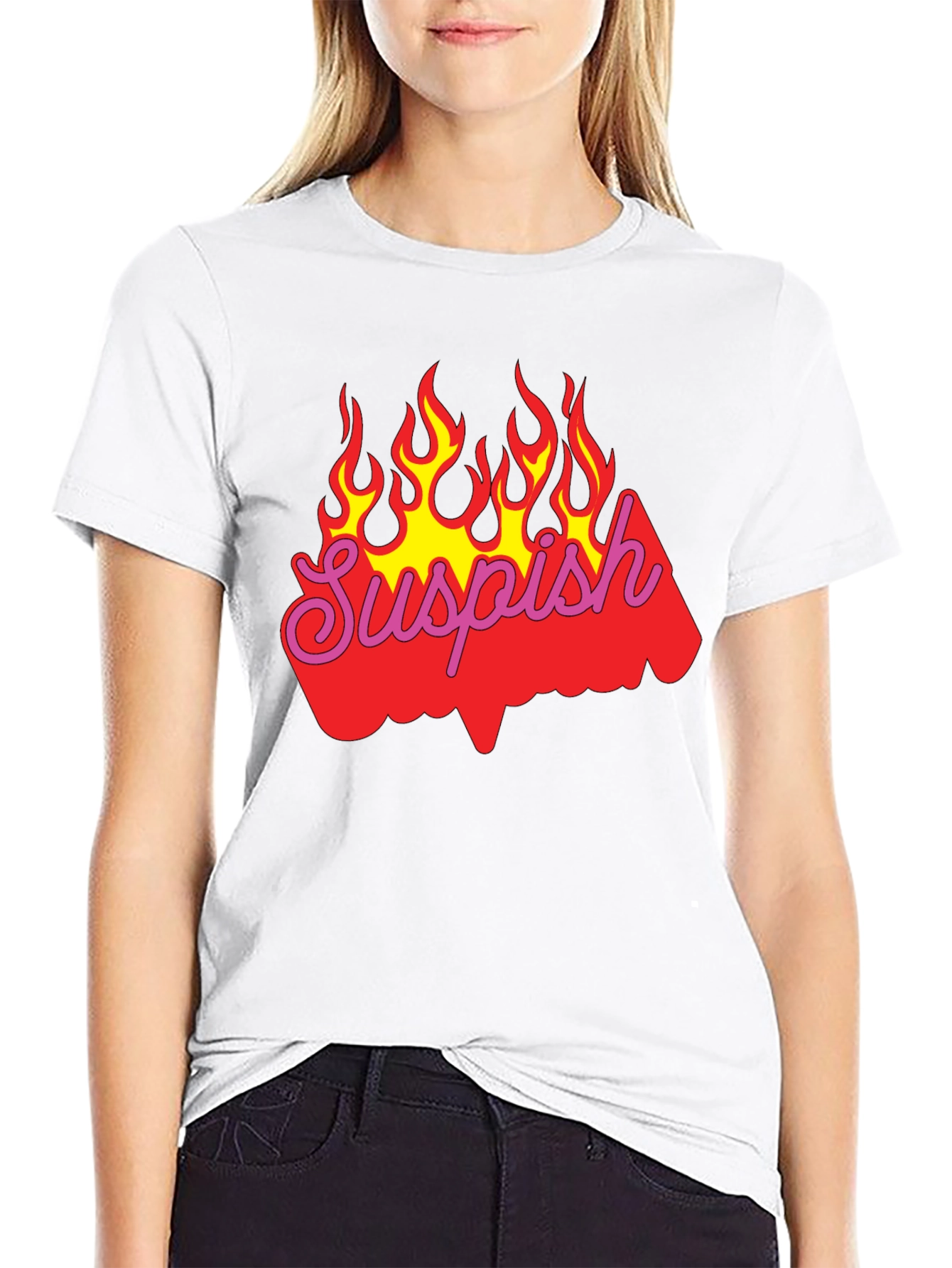 Suspish Flame Graphic T-Shirt