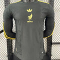 2025 Mexico Black Special Edition Long sleeves Player Version Soccer Jersey Front