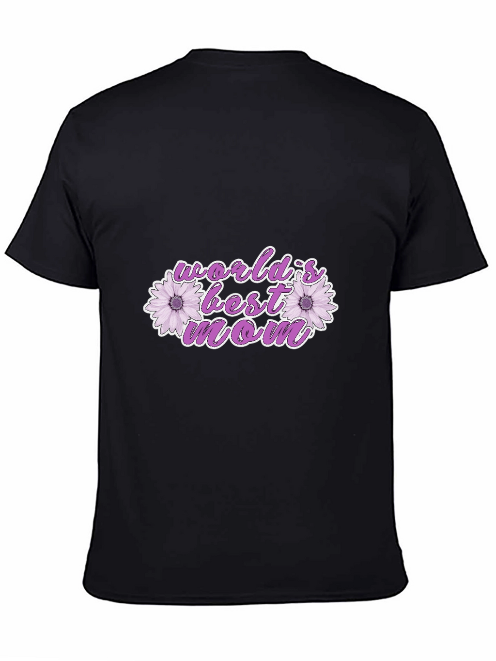 Worlds Best Mom Floral Graphic T-Shirt