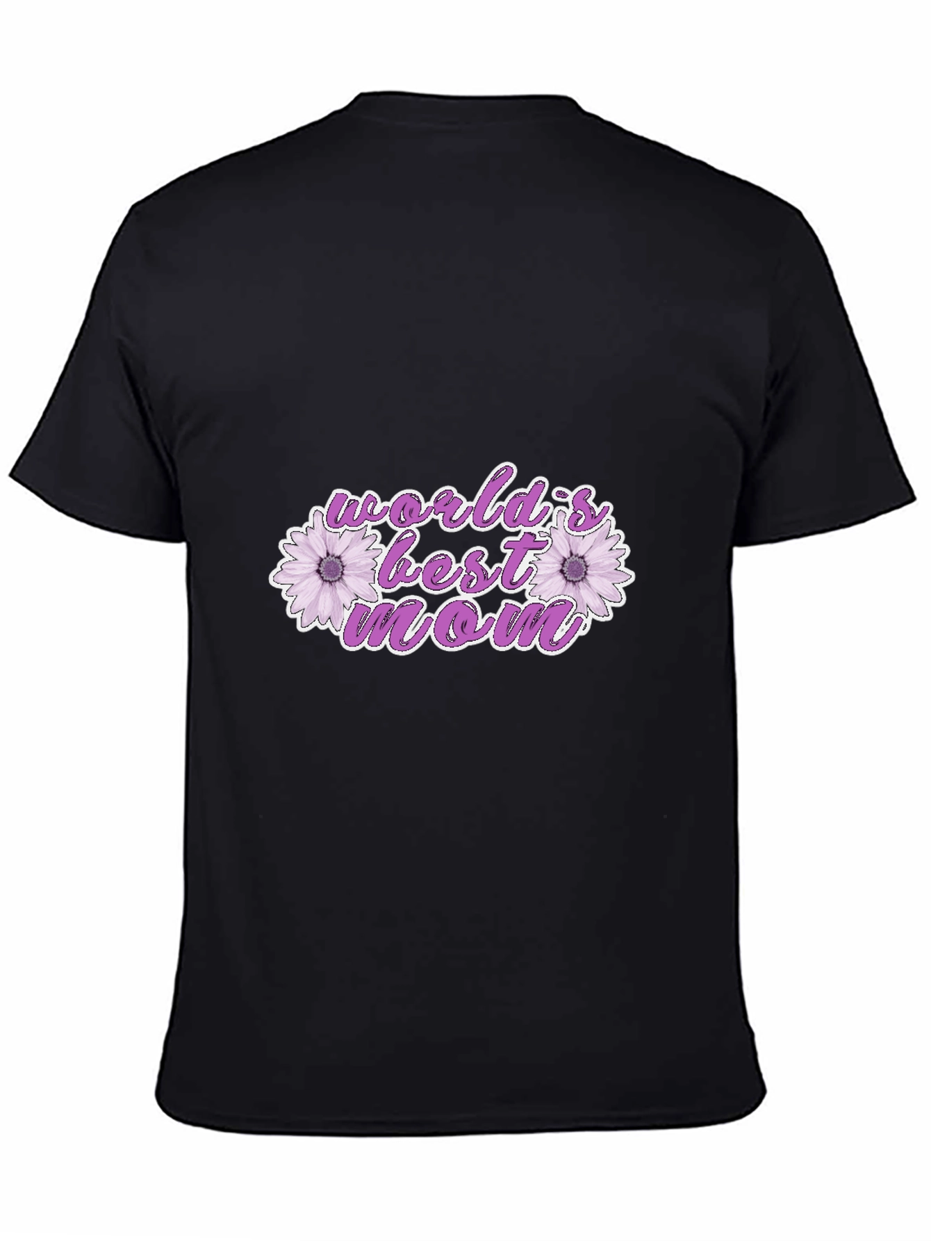 Worlds Best Mom Floral Graphic T-Shirt