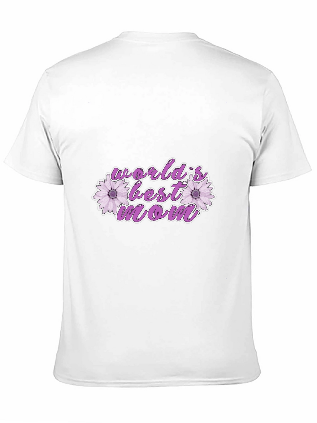 Worlds Best Mom Floral Graphic T-Shirt