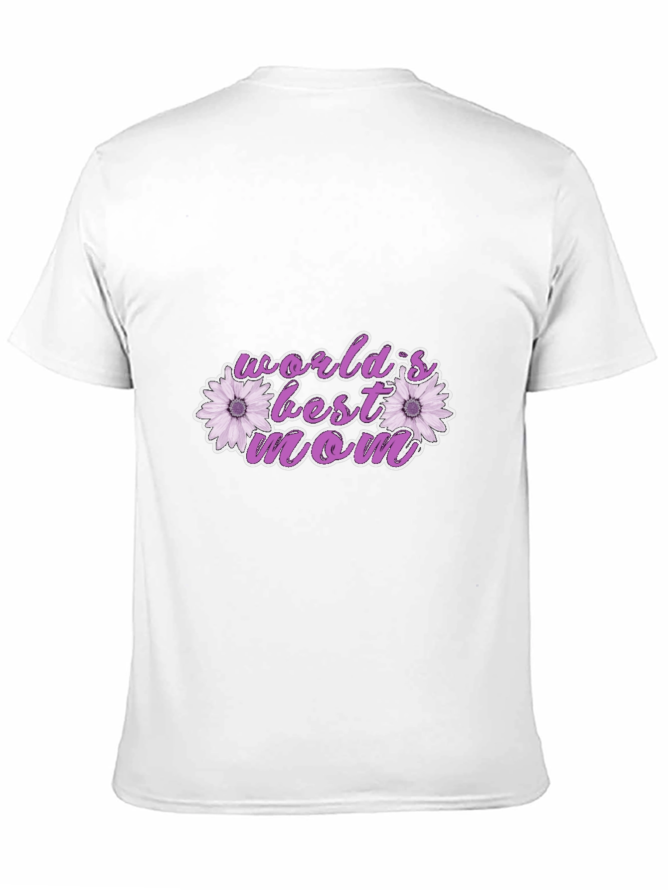 Worlds Best Mom Floral Graphic T-Shirt