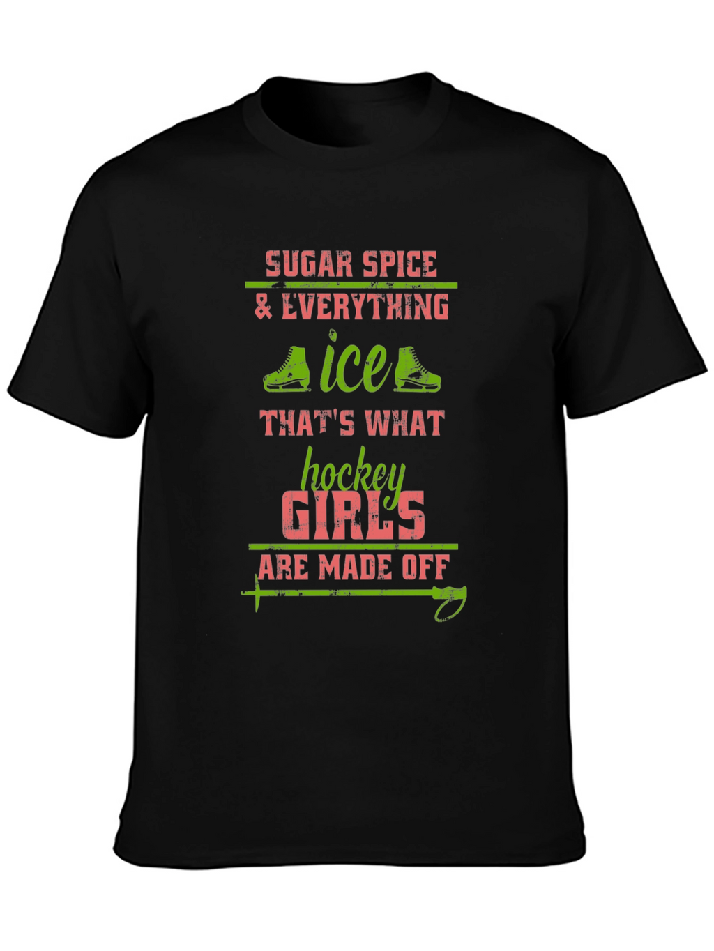 Sugar Spice & Ice Hockey Girls T-Shirt