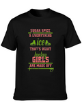 Sugar Spice & Ice Hockey Girls T-Shirt