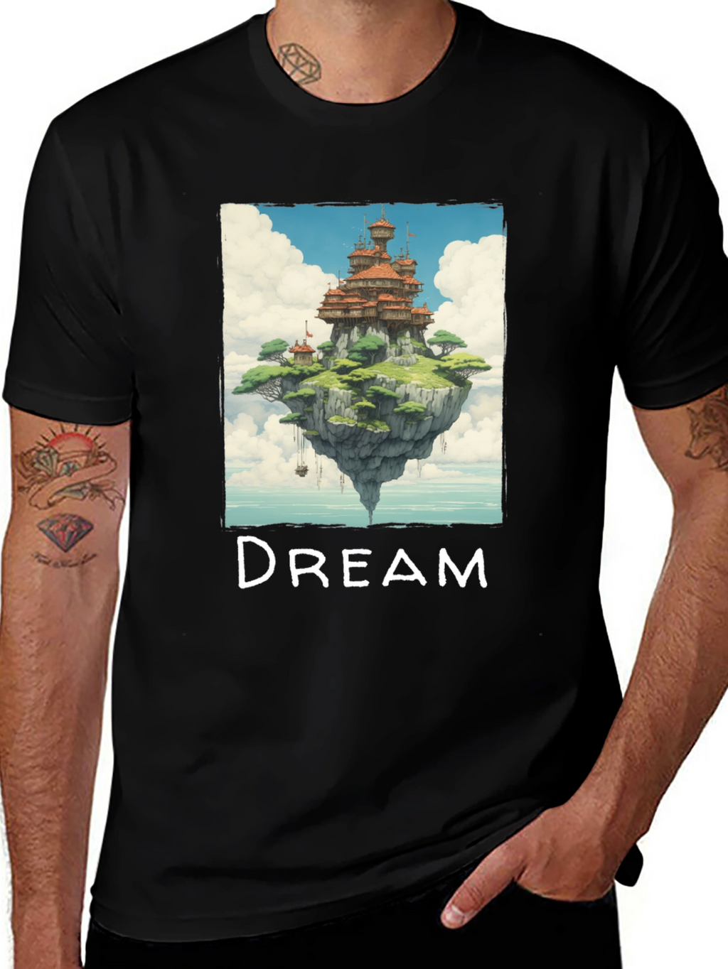 Dreamy Floating Island Graphic Tee
