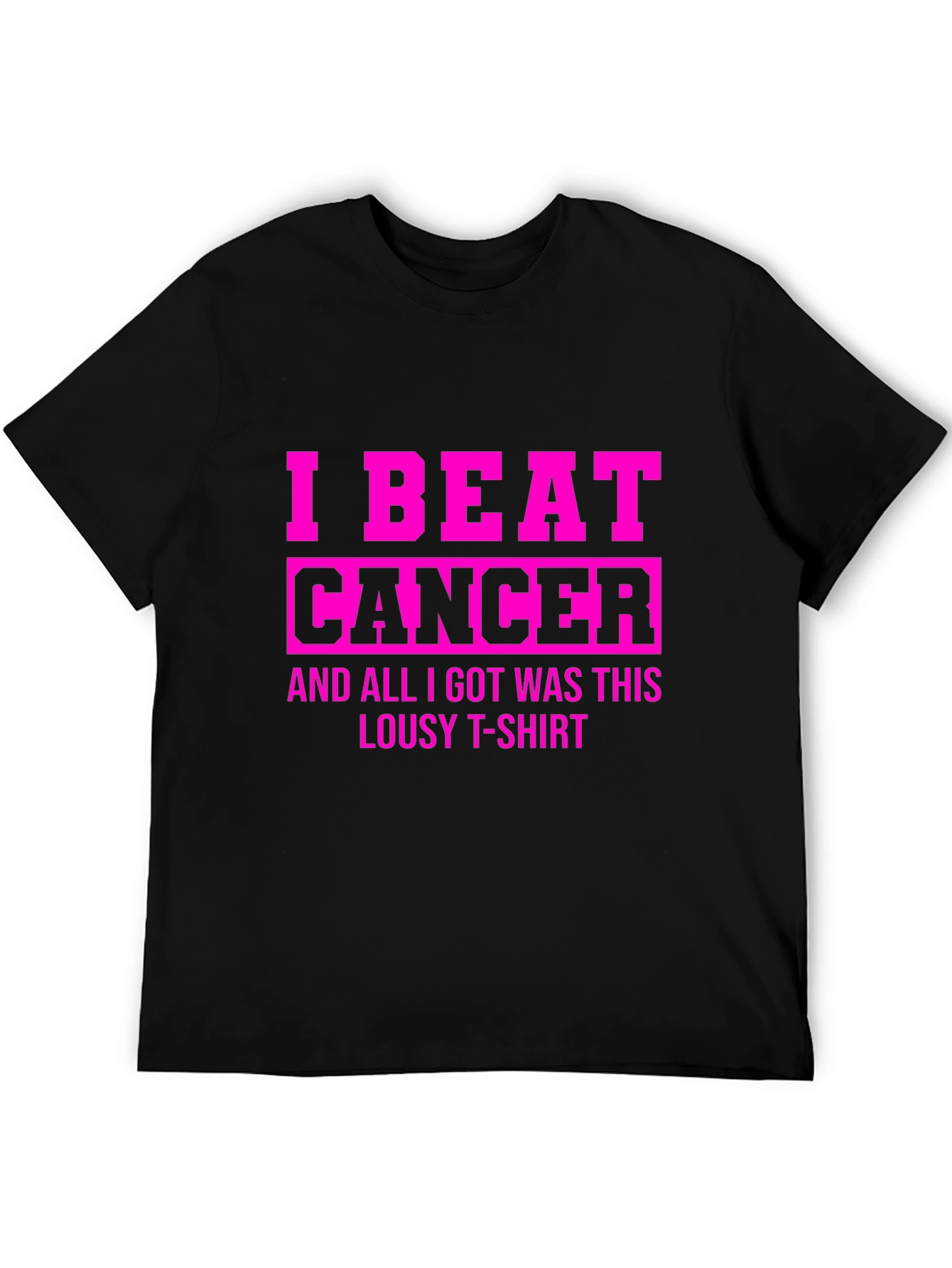 Cancer Survivor T-Shirt - I Beat Cancer Graphic Tee