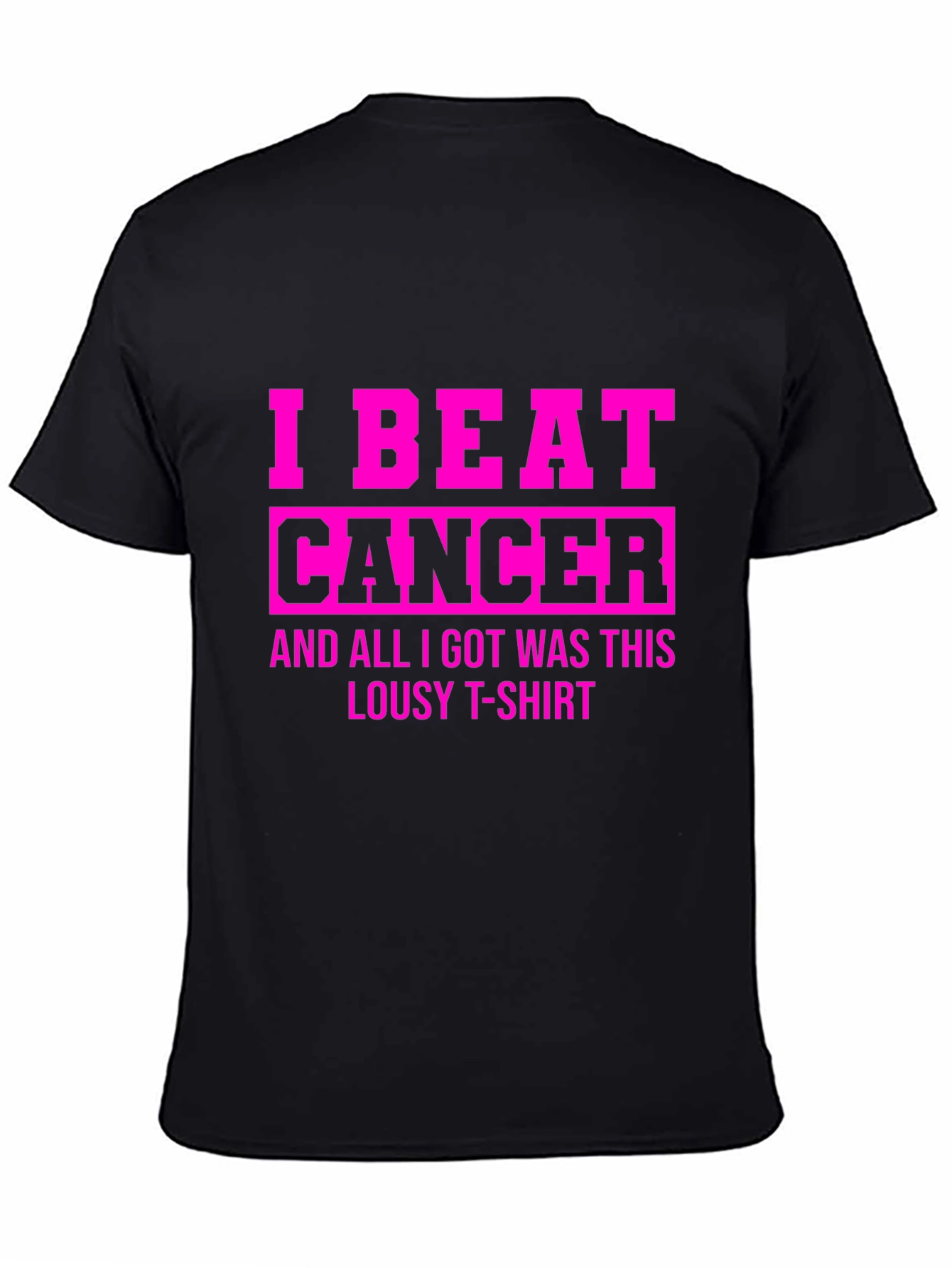 Cancer Survivor T-Shirt - I Beat Cancer Graphic Tee