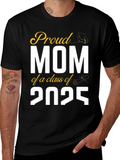 Proud Mom Class of 2025 Graduation T-Shirt