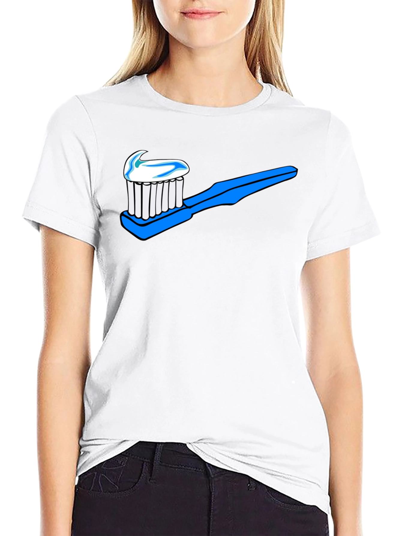 Toothbrush Graphic T-Shirt - Dental Hygiene Tee