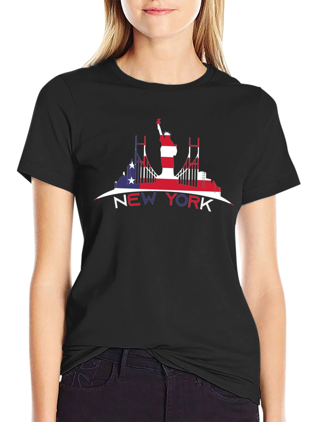 New York USA Flag T-Shirt