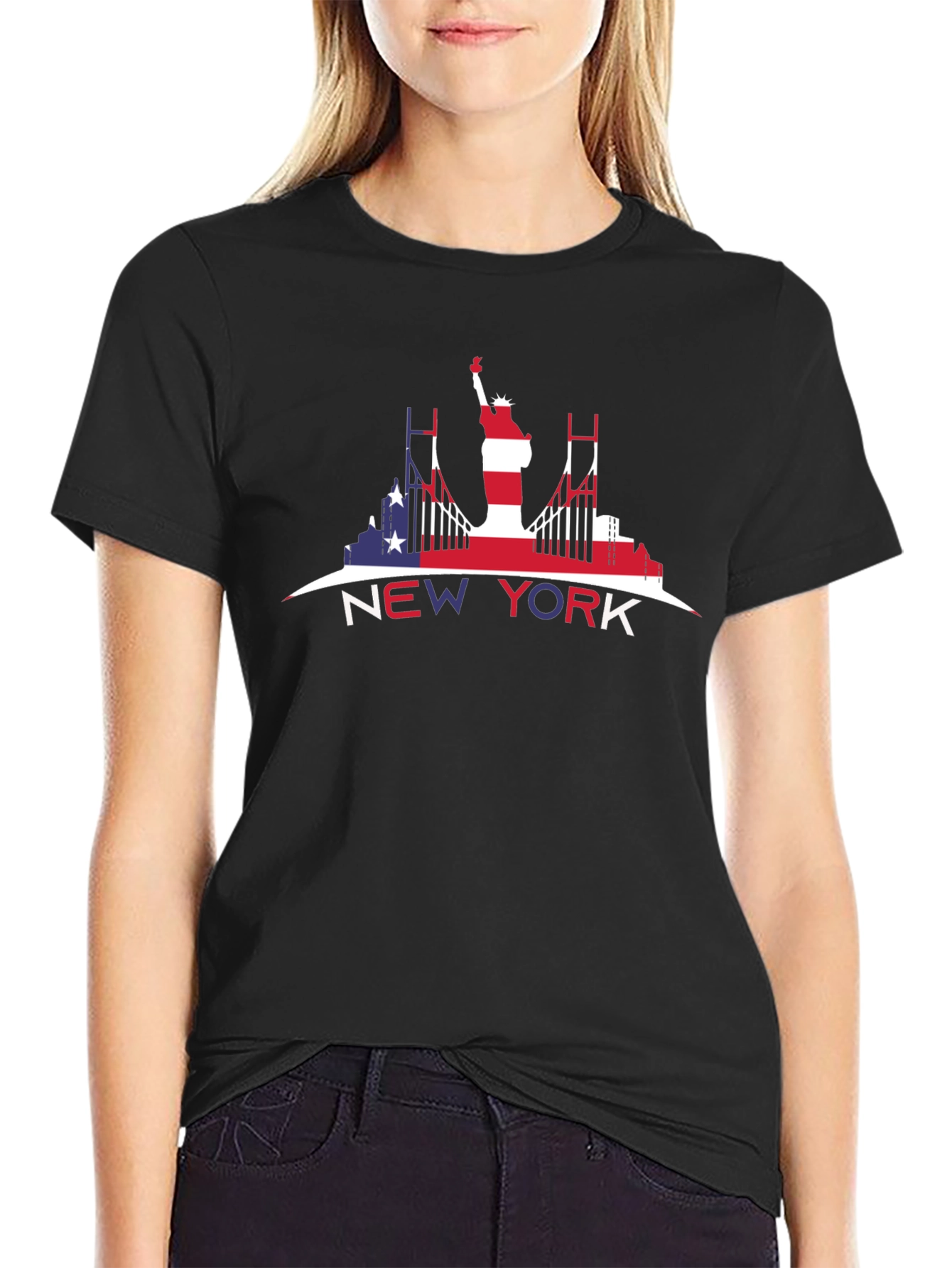 New York USA Flag T-Shirt