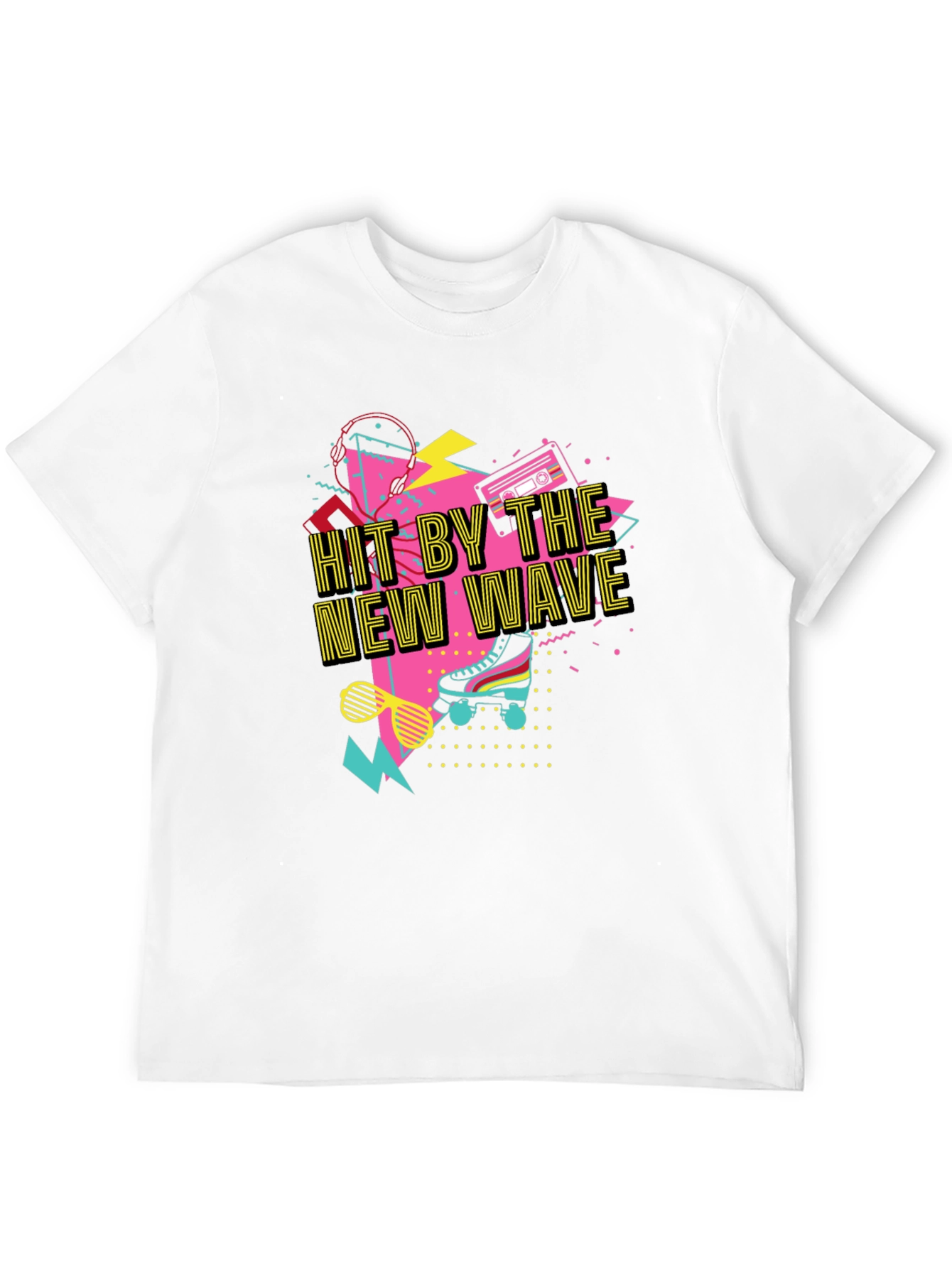 Hit By The New Wave Retro 80s T-Shirt