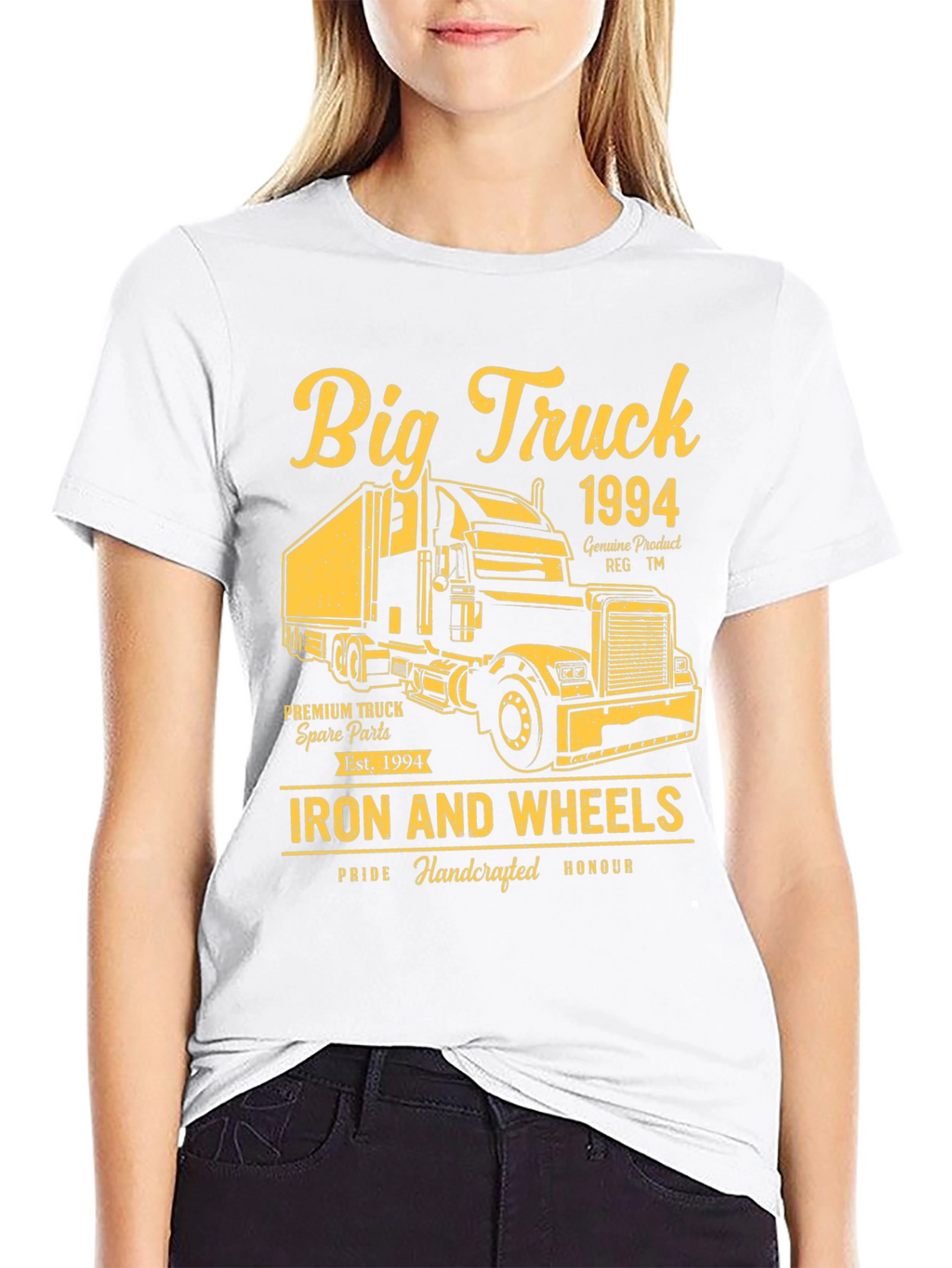 Big Truck 1994 Black Graphic T-Shirt