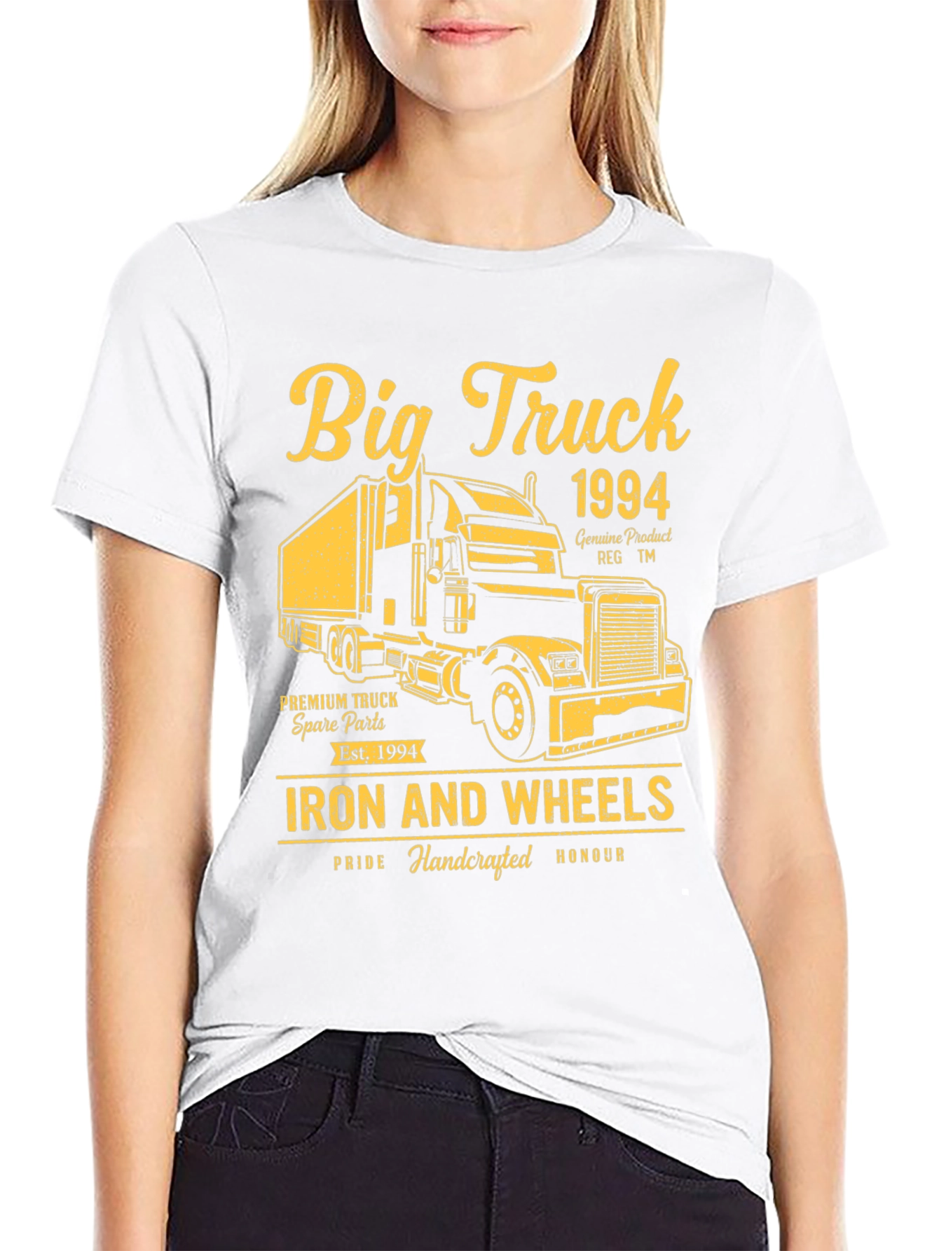 Big Truck 1994 Black Graphic T-Shirt