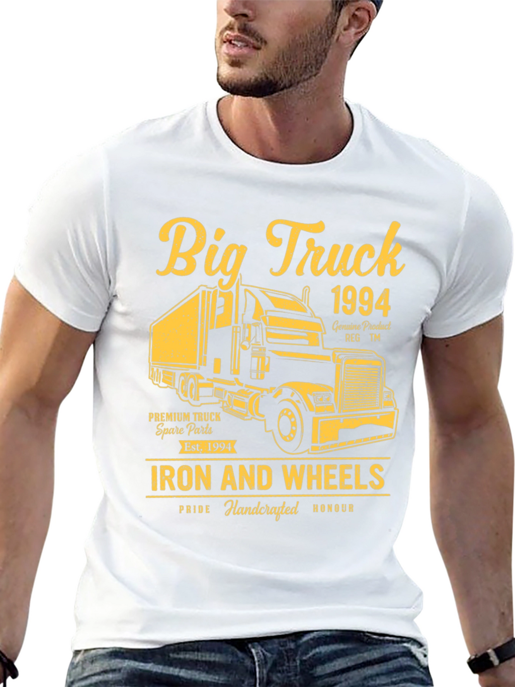 Big Truck 1994 Black Graphic T-Shirt