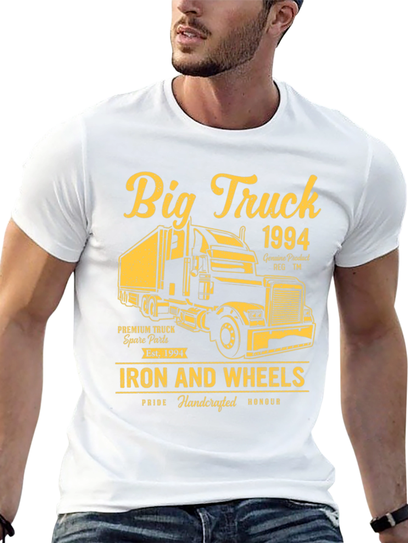 Big Truck 1994 Black Graphic T-Shirt